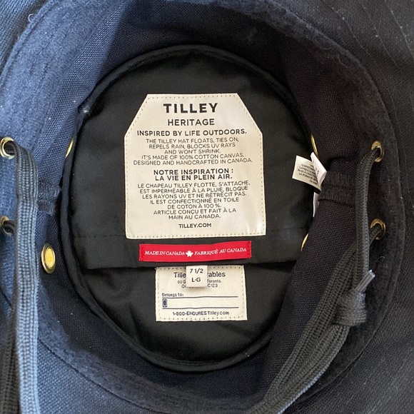 NWT Tilley Endurables Heritage- The Iconic. Black. Size 7.5 - Picture 5 of 9